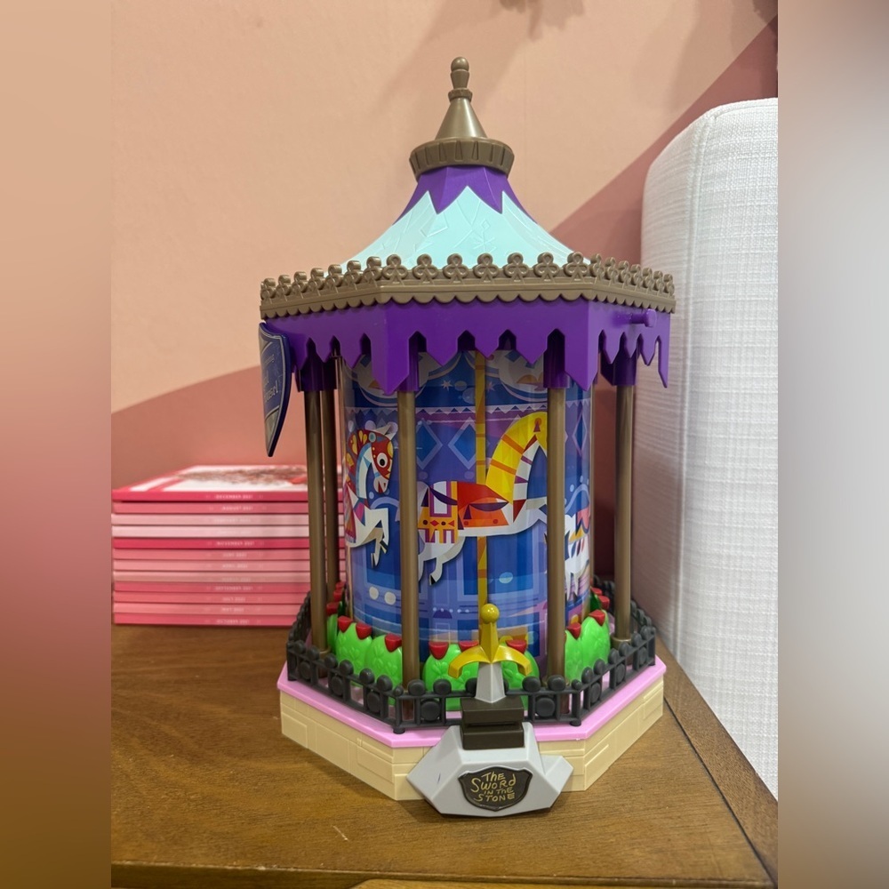Disney Parks Sword In The Stone Prince Charming Regal Carrousel Popcorn Bucket